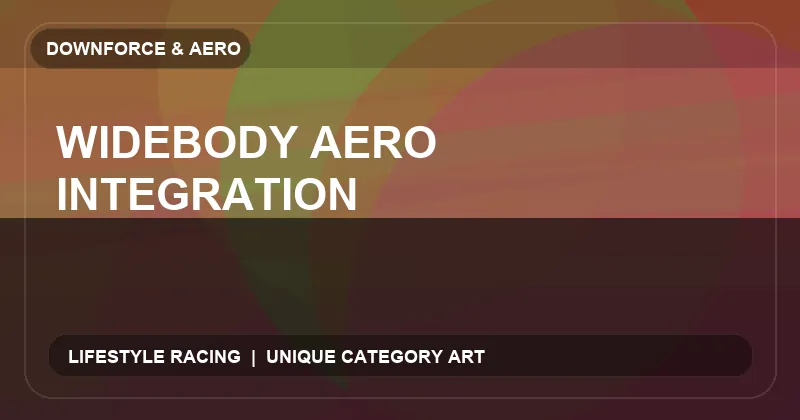 Widebody Aero Integration
